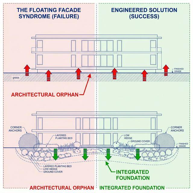 The Floating Facade Syndrome Diagram