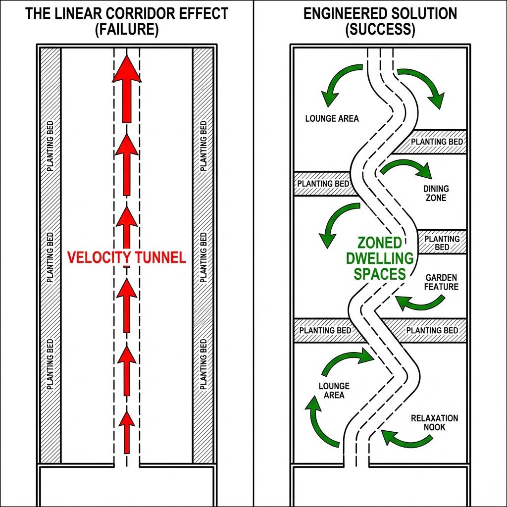 The Linear Corridor Effect Diagram
