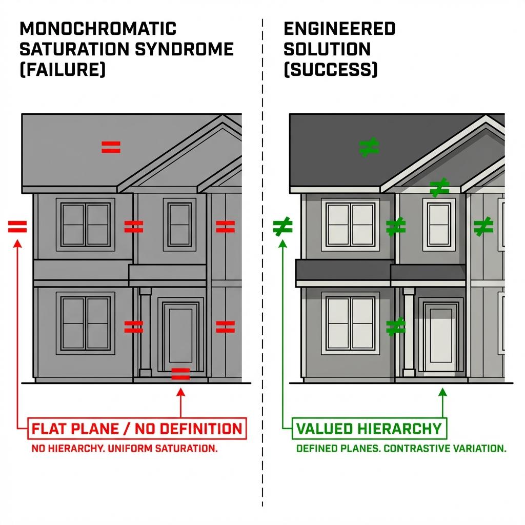 The Monochromatic Saturation Syndrome Diagram