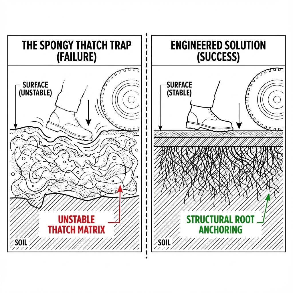 The Spongy Thatch Trap Diagram