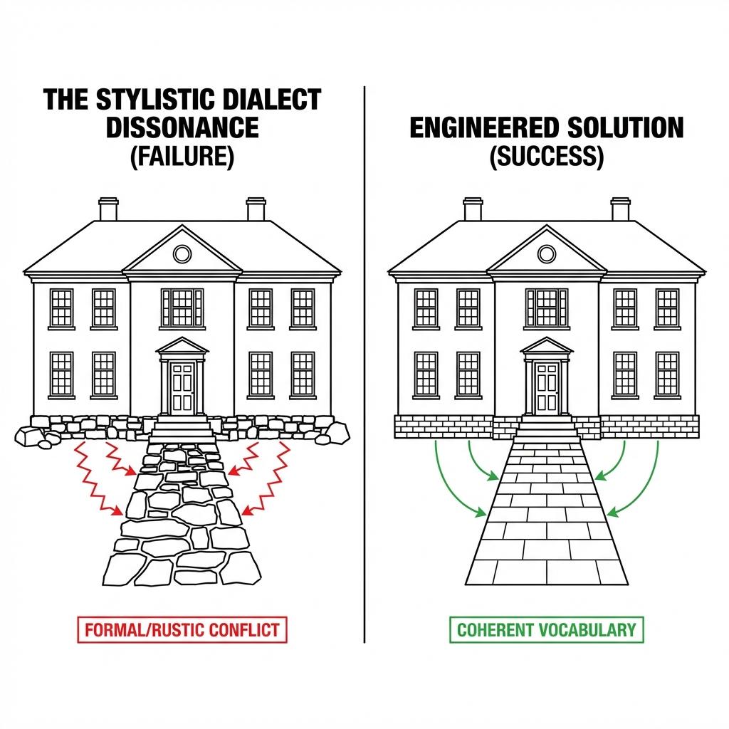 The Stylistic Dialect Dissonance Diagram