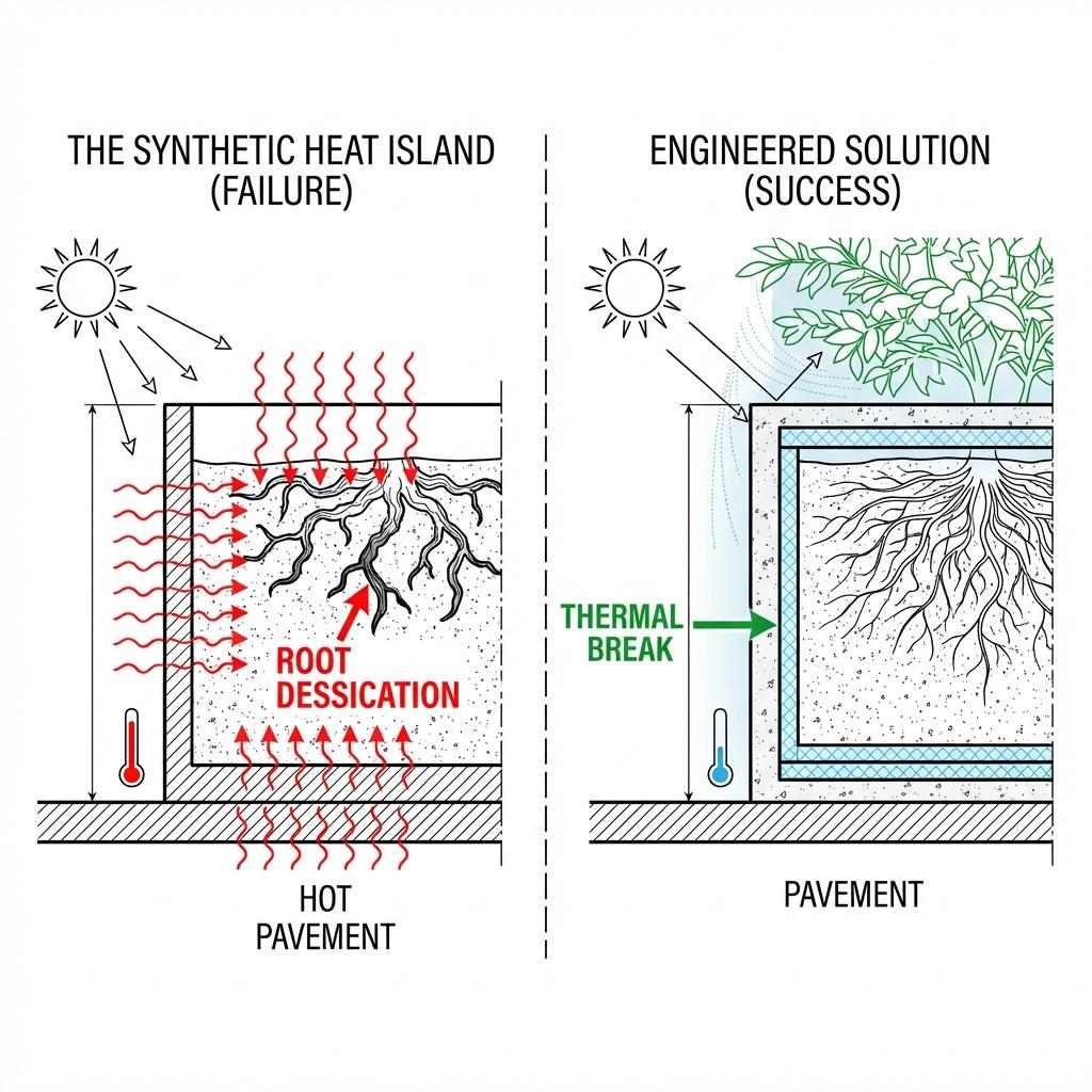 The Synthetic Heat Island (Exterior) Diagram