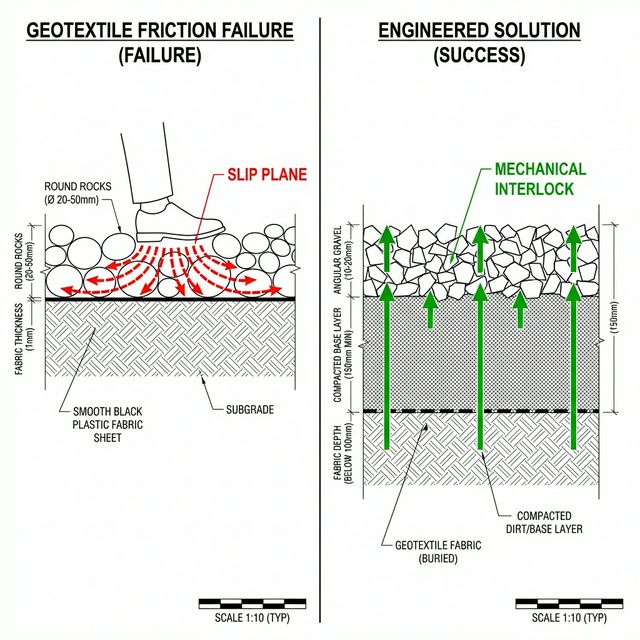 The Geotextile Friction Failure Diagram