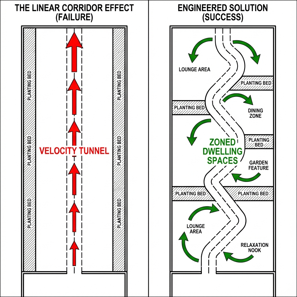 The Linear Corridor Effect Diagram