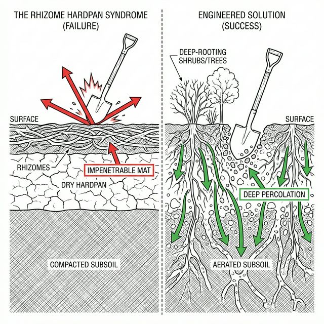 The Rhizome Hardpan Syndrome Diagram
