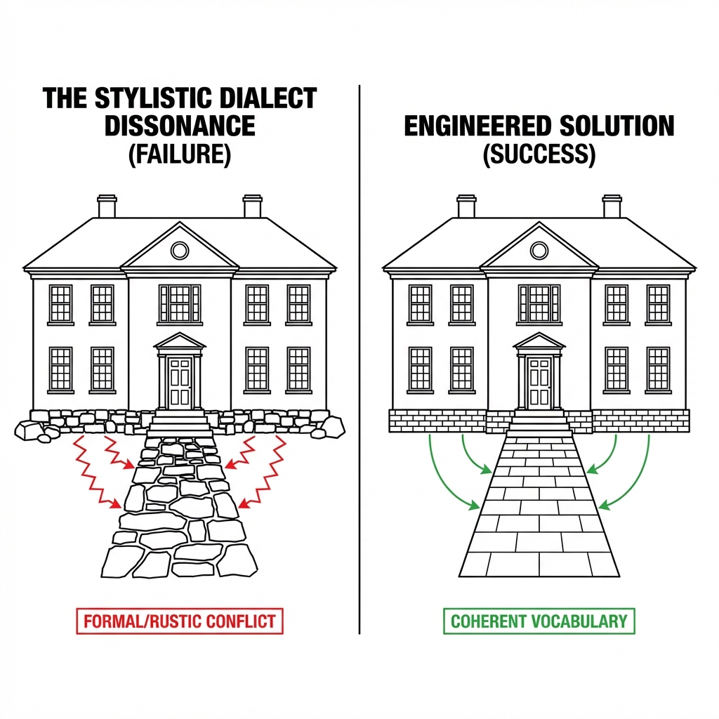 The Stylistic Dialect Dissonance Diagram