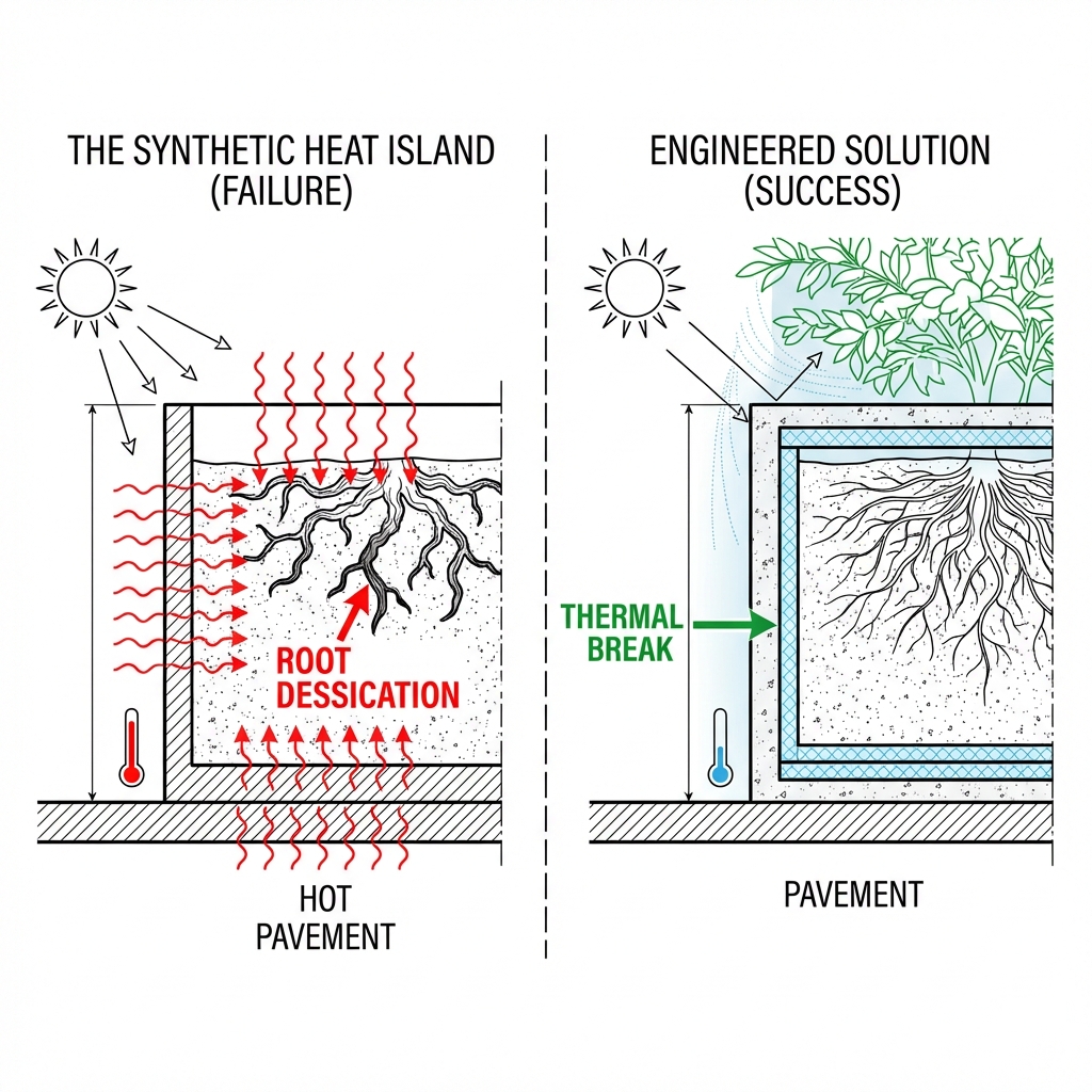 The Synthetic Heat Island (Exterior) Diagram